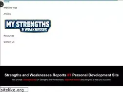 Sites similar to mystrengthsandweaknesses.com