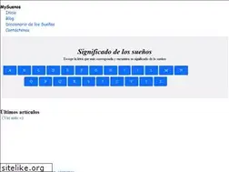 Sites similar to mysuenos.com
