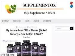 Sites similar to mysupplementadvice.com