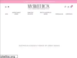 Sites similar to mysweetbox.com.au