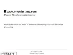 Sites similar to myswisstime.com
