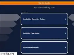 Sites similar to mytakethatstory.com