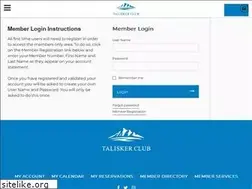 Sites similar to mytaliskerclub.com