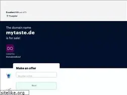 Sites similar to mytaste.de
