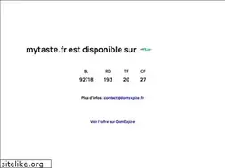 Sites similar to mytaste.fr