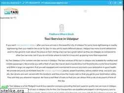 Sites similar to mytaxiudaipur.com