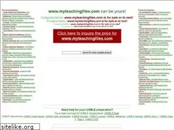 Sites similar to myteachingfiles.com