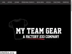 Sites similar to myteamgear.com