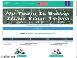 Sites similar to myteamisbetterthanyourteam.com