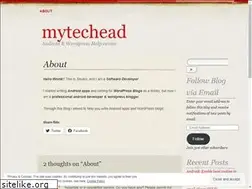 Sites similar to mytechead.wordpress.com