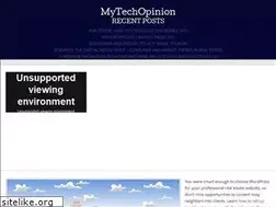 Sites similar to mytechopinion.com