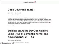 Sites similar to mytechramblings.com