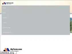 Sites similar to myterm.com