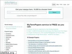 Sites similar to mytermpapers.com