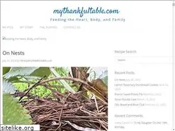 Sites similar to mythankfultable.com