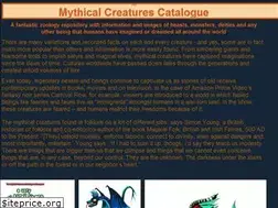 Sites similar to mythicalcreaturescatalogue.com