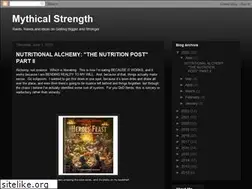 Sites similar to mythicalstrength.blogspot.com