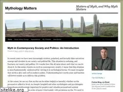 Sites similar to mythologymatters.wordpress.com