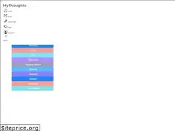 Sites similar to mythoughts.app