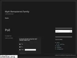 Sites similar to mythremastered.wordpress.com