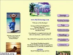 Sites similar to mytiesarongs.com