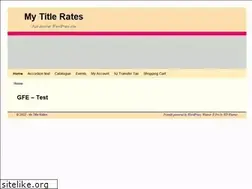 Sites similar to mytitlerate.com