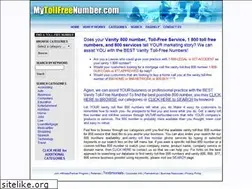Sites similar to mytollfreenumber.com
