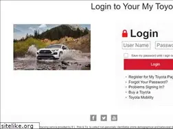 Sites similar to mytoyotapage.com