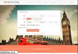 Sites similar to mytrainticket.co.uk