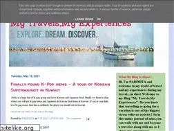 Sites similar to mytravelsmyexperiences.blogspot.com