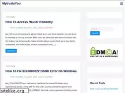 Sites similar to mytrustsyou.com