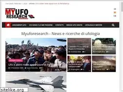 Sites similar to myuforesearch.it