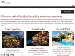 Sites similar to myvacationcostarica.com