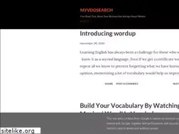 Sites similar to myvdosearch.blogspot.com