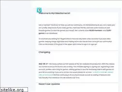 Sites similar to myvideogamelist.com