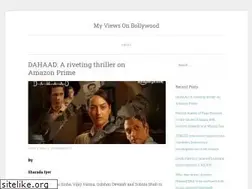 Sites similar to myviewsonbollywood.wordpress.com