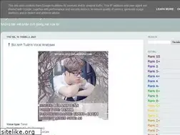 Sites similar to myvocalanalyses.blogspot.com