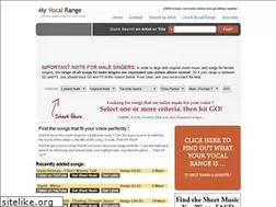 Sites similar to myvocalrange.com