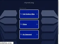 Sites similar to myvod.org