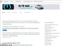 Sites similar to myvwegolf.com