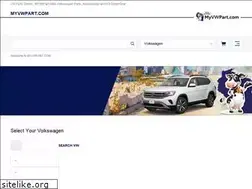 Sites similar to myvwpart.com