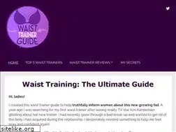 Sites similar to mywaisttrainerguide.com