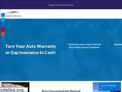 Sites similar to mywarrantyrefund.com