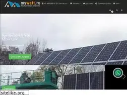 Sites similar to mywatt.ru