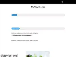 Sites similar to mywayrecetas.com