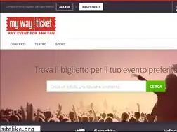 Sites similar to mywayticket.it
