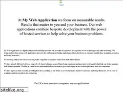 Sites similar to mywebapplication.com
