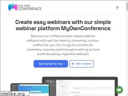 Sites similar to mywebinar.com