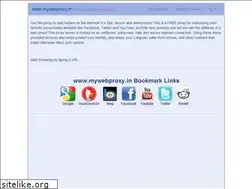 Sites similar to mywebproxy.in