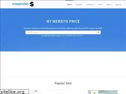 Sites similar to mywebsiteprice.xyz